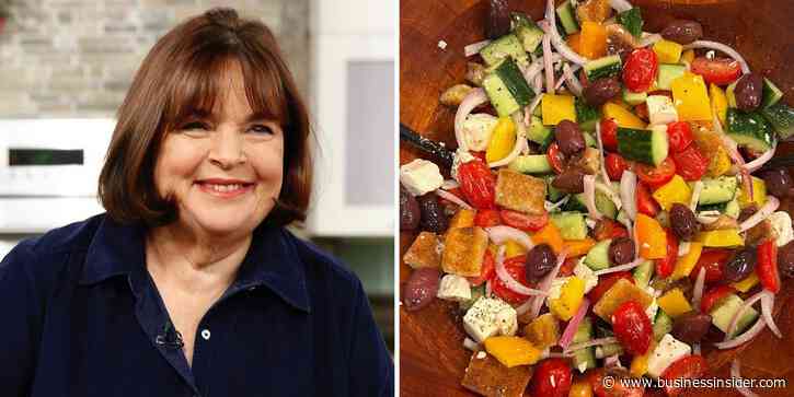 Ina Garten's Greek panzanella salad will transport you to Greece, no passport required