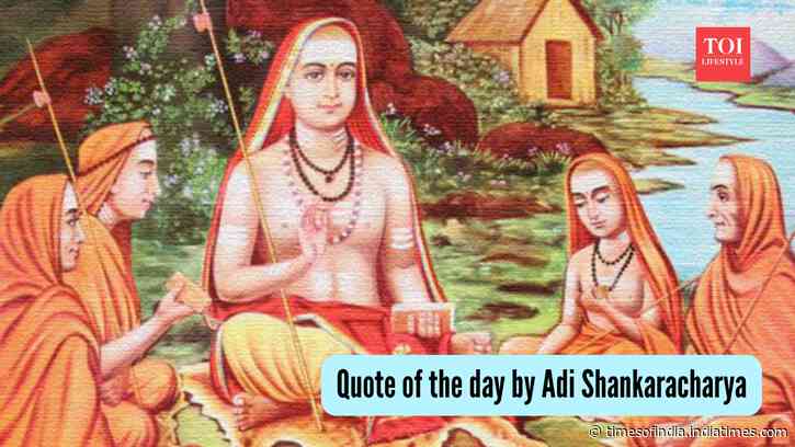 Quote of the day by Adi Shankaracharya: “To be free from bondage the wise person must practise discrimination between One-Self and the ego-self. By that alone you will become…” What the philosopher and monk advised on recognising your true self