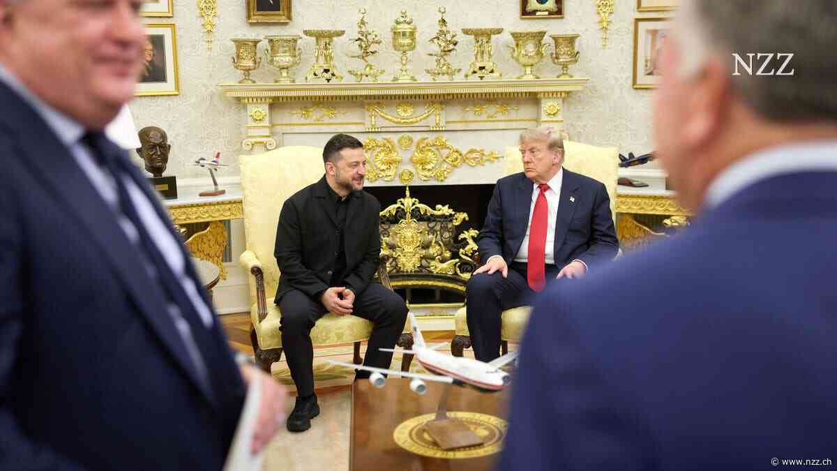 Sind die Kriege in der Ukraine und gegen Iran untrennbar verknüpft? In dieser Frage sind Trump und Selenski tief gespalten