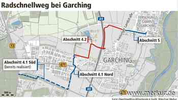 Radschnellweg wird länger: Nächste Etappe in Garching eröffnet