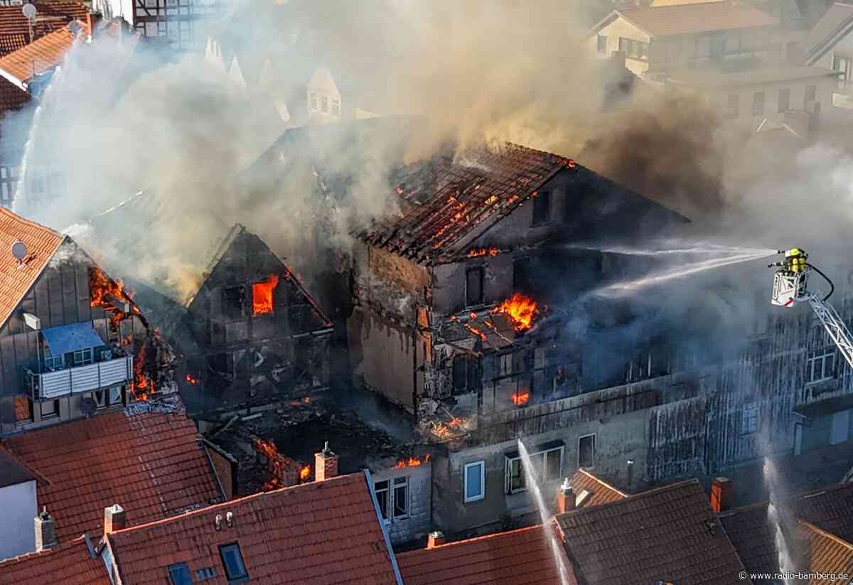 Hoher Schaden nach Brand am Marktplatz von Lauterbach