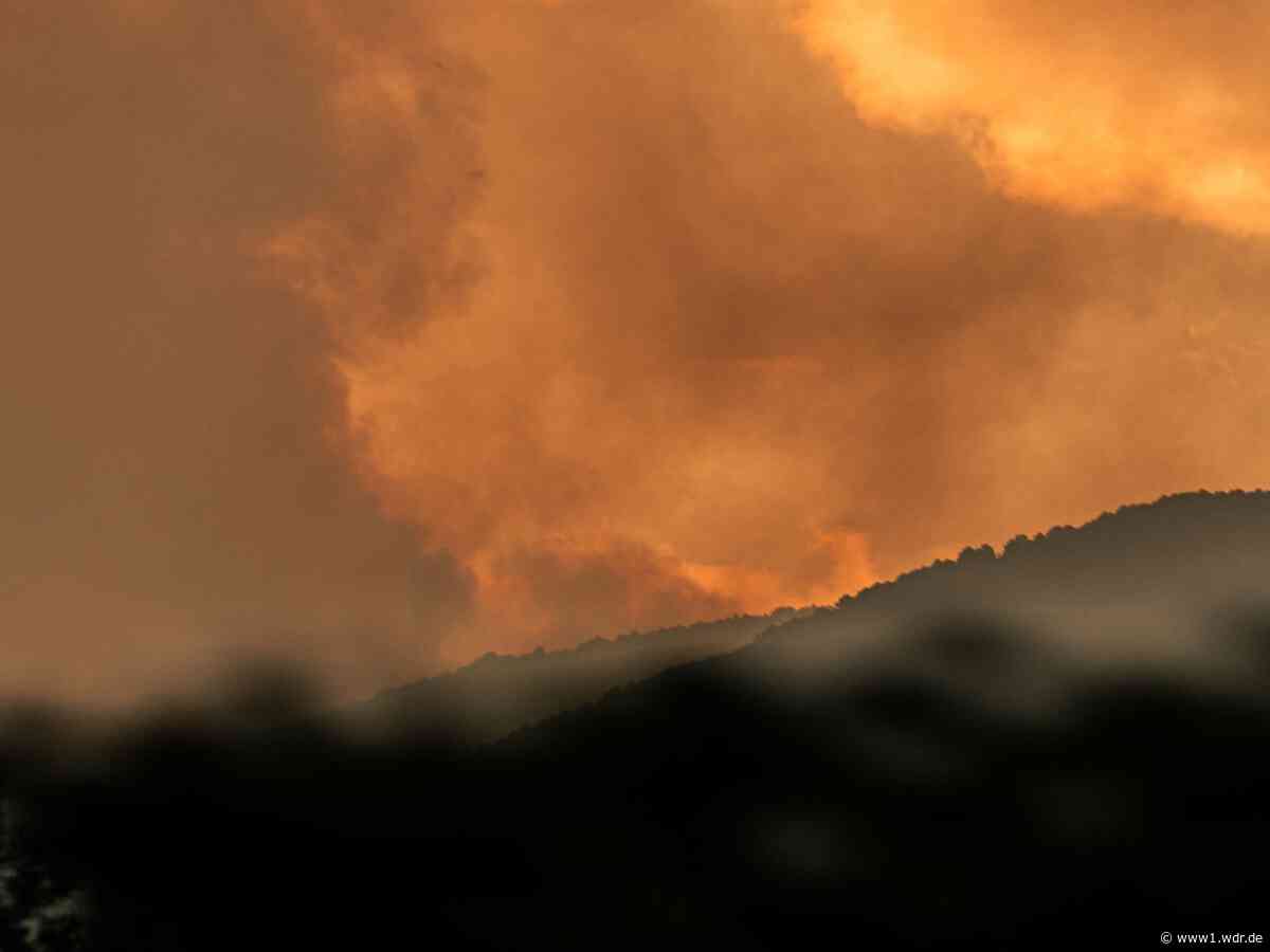 NRW-Feuerwehren helfen beim Waldbrand in Spanien