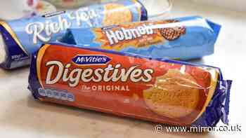 Iconic British biscuits to face recipe change as McVitie's makes product 'healthy'