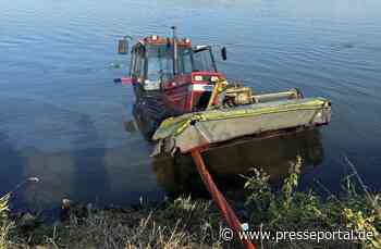 POL-MI: Traktor landete in der Weser