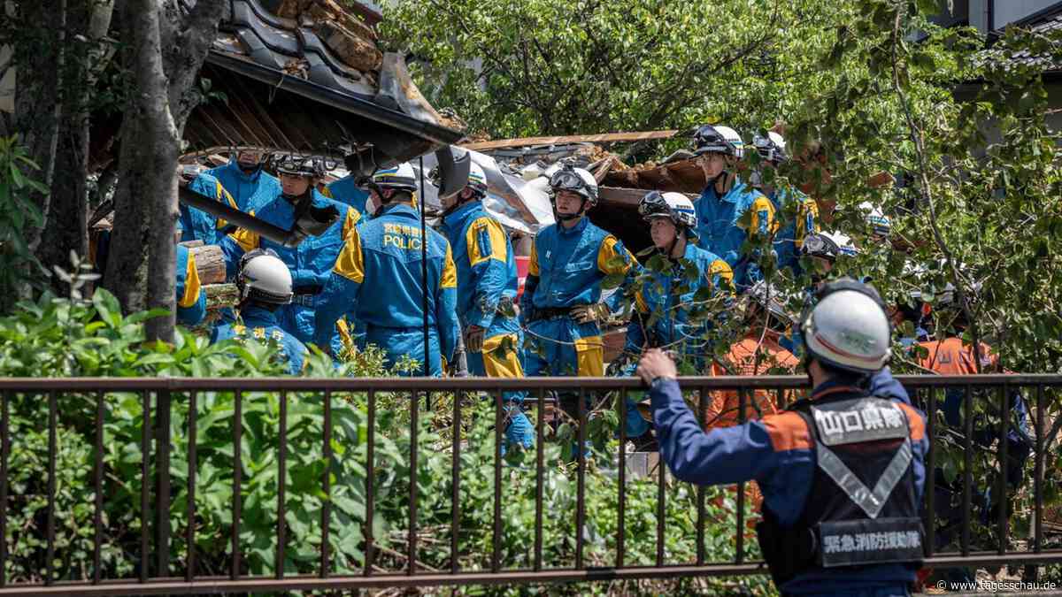 Mehr Tote nach Erdbeben in Japan, Hoffnung auf Überlebende schwindet