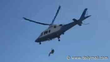 Dramatic moment Oscar-winning Disney animator, 72, is AIRLIFTED off mountain in helicopter rescue after suddenly falling ill on hike