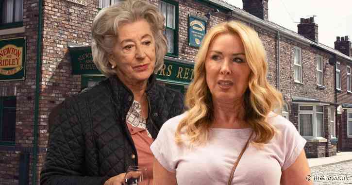 Coronation Street’s Claire Sweeney admits sadness at Maureen Lipman’s absence from her exit