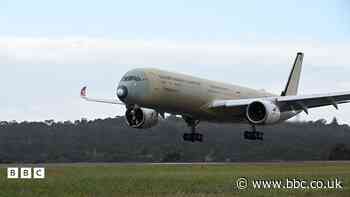 Flying high! Record-breaking plane touches down after 24 hours