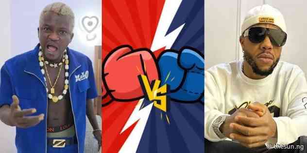 Portable, Charles Okocha exchange words at boxing face-off