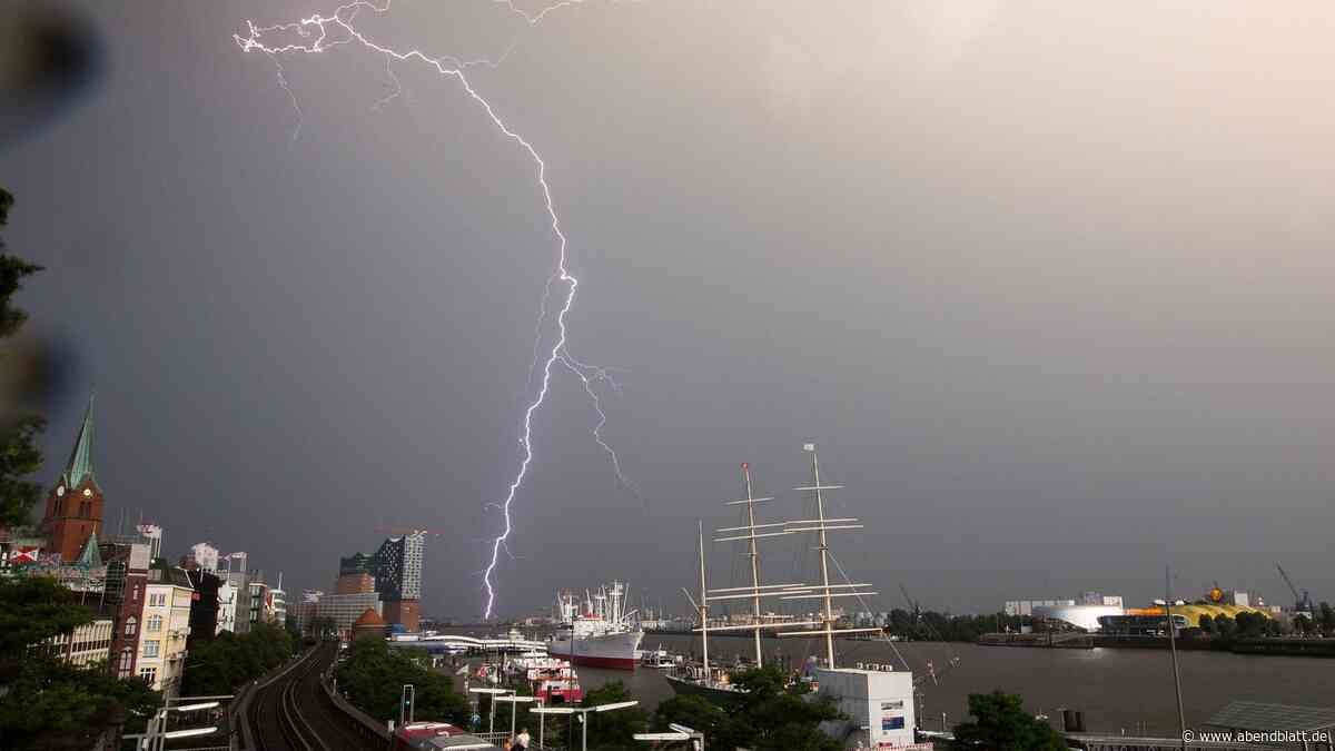 36 Grad in Hamburg: Nach der Hitze droht schweres Unwetter mit Sturm und Hagel