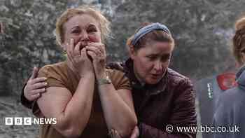 Three children among eight dead in Russian strikes on Ukraine, officials say
