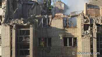 Russian strikes across Ukraine, from east to west, kill at least 8 and wound dozens