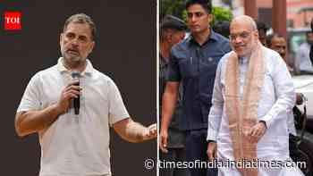 'Why is Amit Shah scared?' Rahul Gandhi on 'brutal' violence against student protesters