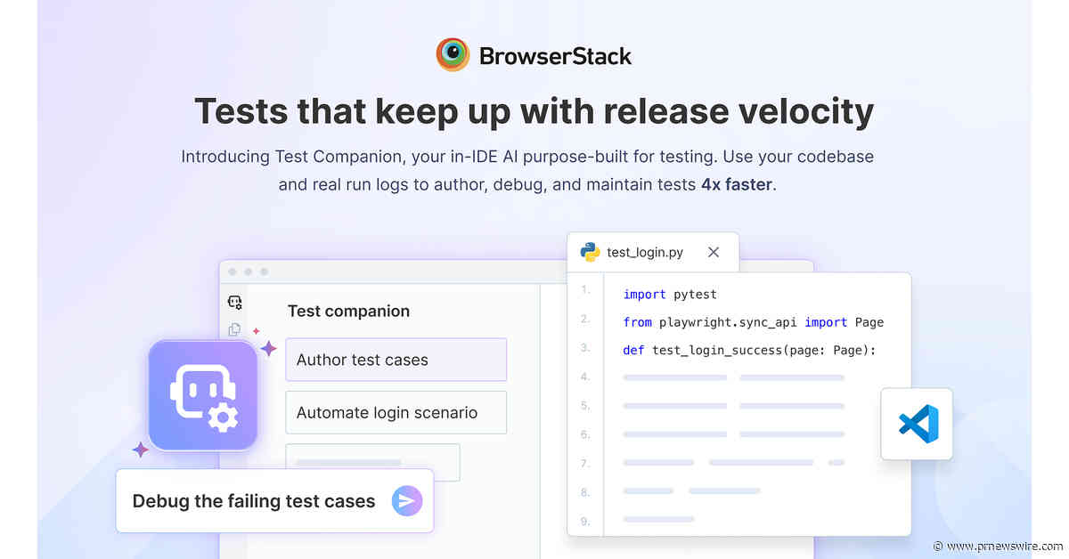 BrowserStack lance Test Companion, une IA agentique qui permet d'automatiser intégralement les tests au sein de l'IDE