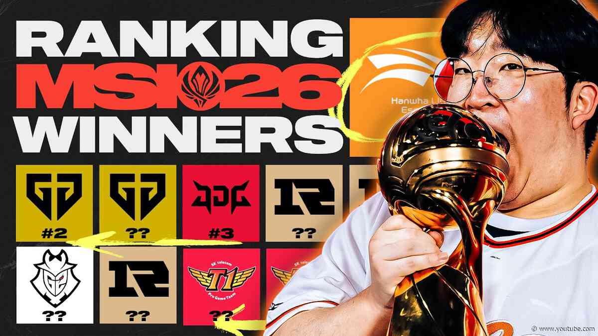 Every MSI Champion Ranked (2015–2026)