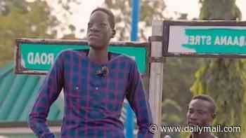 The giant who grew too much: 7ft 4ins Ghanaian dies aged 33 after complications from growing too tall