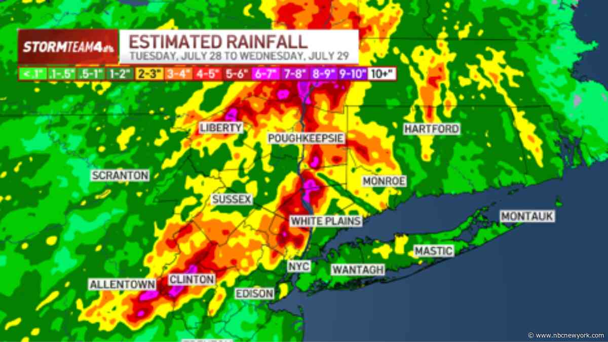 How unusual was the heavy rain this week? Check out the impressive rainfall totals
