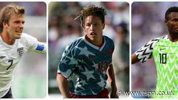 Have World Cup withdrawal? Enjoy the greatest kits in the tournament's history