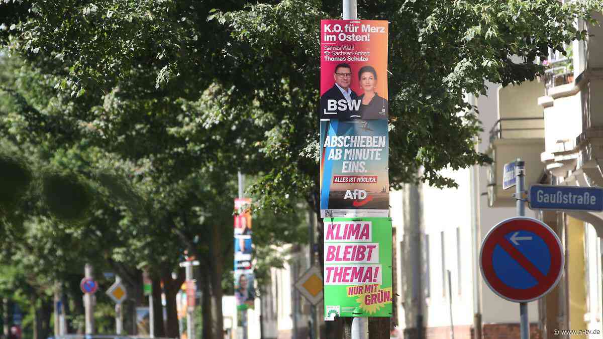 Umfrage zu Sachsen-Anhalt: AfD baut Führung aus - aber die Grünen werden zum Spielverderber
