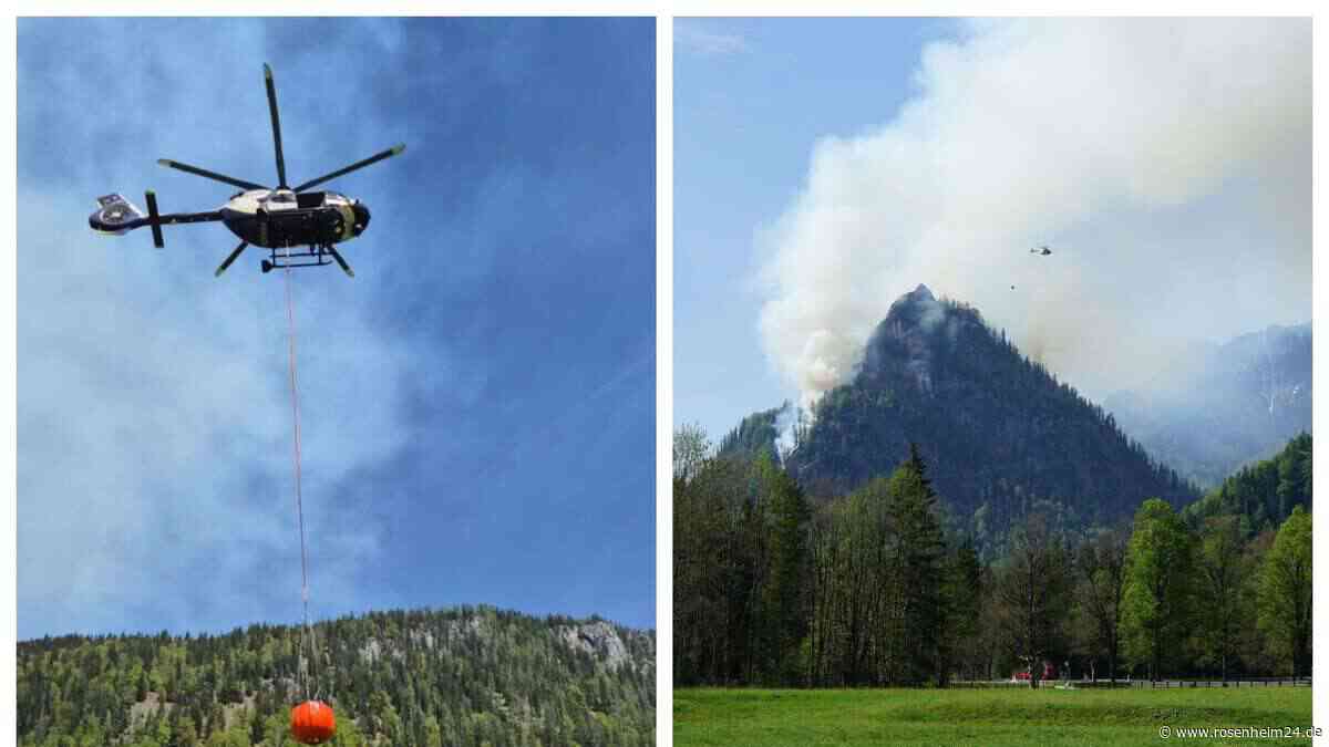 Brand am Ruhpoldinger Saurüsselkopf: Jetzt wird klar, wie hoch die Einsatzkosten wohl liegen