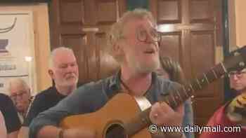 Poignant video shows Glen Hansard performing in pub an hour before Oscar-winning Irish musician was killed in motorcycle crash