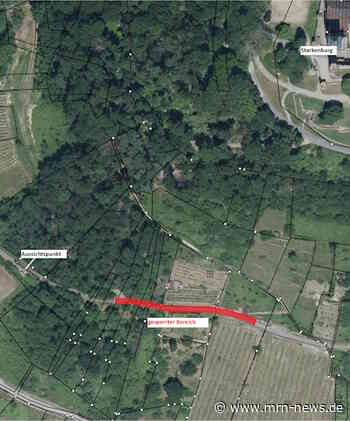 Heppenheim – Vollsperrung des Kanonenwegs und des Parkplatzes unterhalb des Kanonenwegs