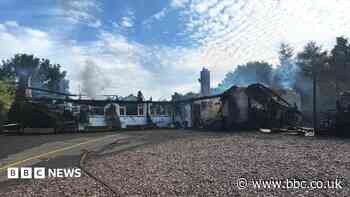 Bungalow destroyed after fire spreads from hedge