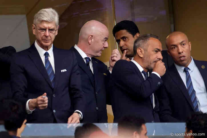 European football executives backing PSG president Nasser Al-Khelaïfi to challenge Gianni Infantino in 2027 FIFA election