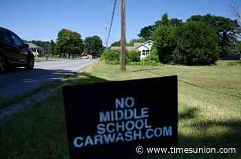 Wilton residents oppose Route 9 car wash proposed across from middle school