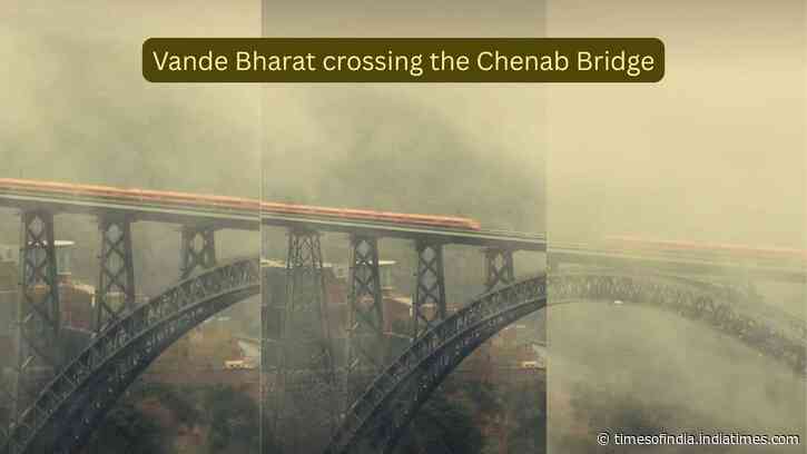 Railway Minister Ashwini Vaishnaw shares breathtaking video of Katra–Srinagar Vande Bharat crossing the Chenab Bridge; it's the most beautiful train video you'll see today
