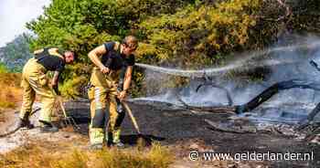 ‘Zeer grote’ heidebrand in vennengebied bij Wijchen: brandweer met veel wagens aanwezig