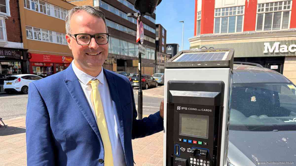 Upgrades to Hull parking meters means drivers can now tap to pay
