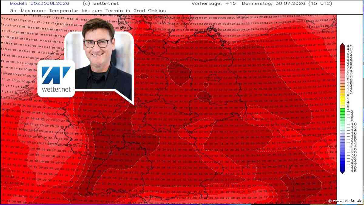 Hitze-Knall in Deutschland: Donnerstag kratzt an absoluter Schmerzgrenze – bis zu 45 Grad möglich