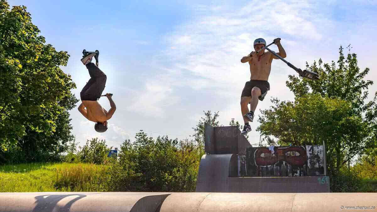 Skaterpark teilweise abgebaut: Diebe transportieren riesige Platten und schwere Rampe ab