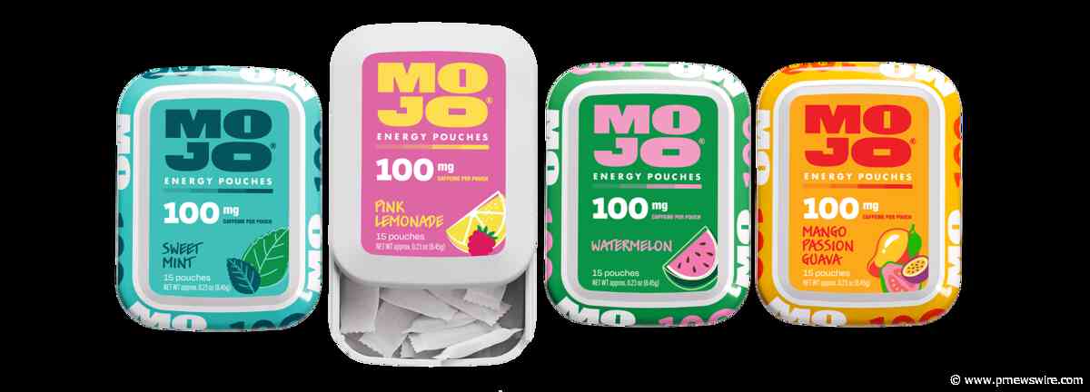 Mojo® Energy Pouches Expands Portfolio with the Launch of 100mg Caffeine Pouches and Four New Flavors