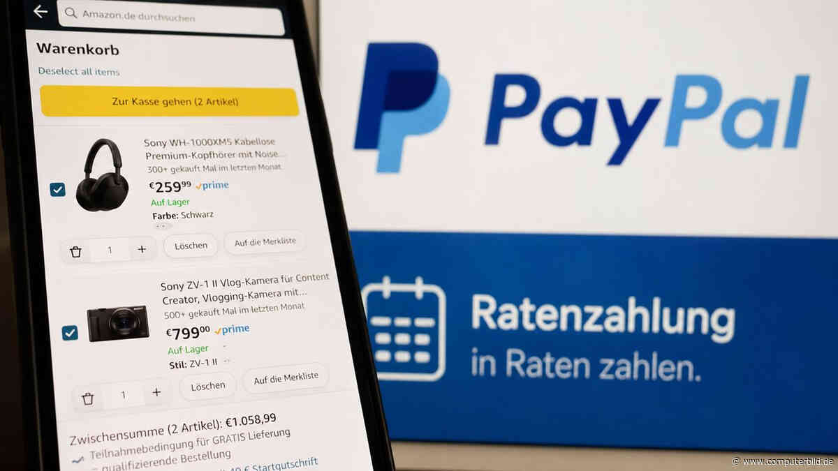 Amazon integriert PayPal-Ratenzahlung – mit Extra-Laufzeiten bis 48 Monate