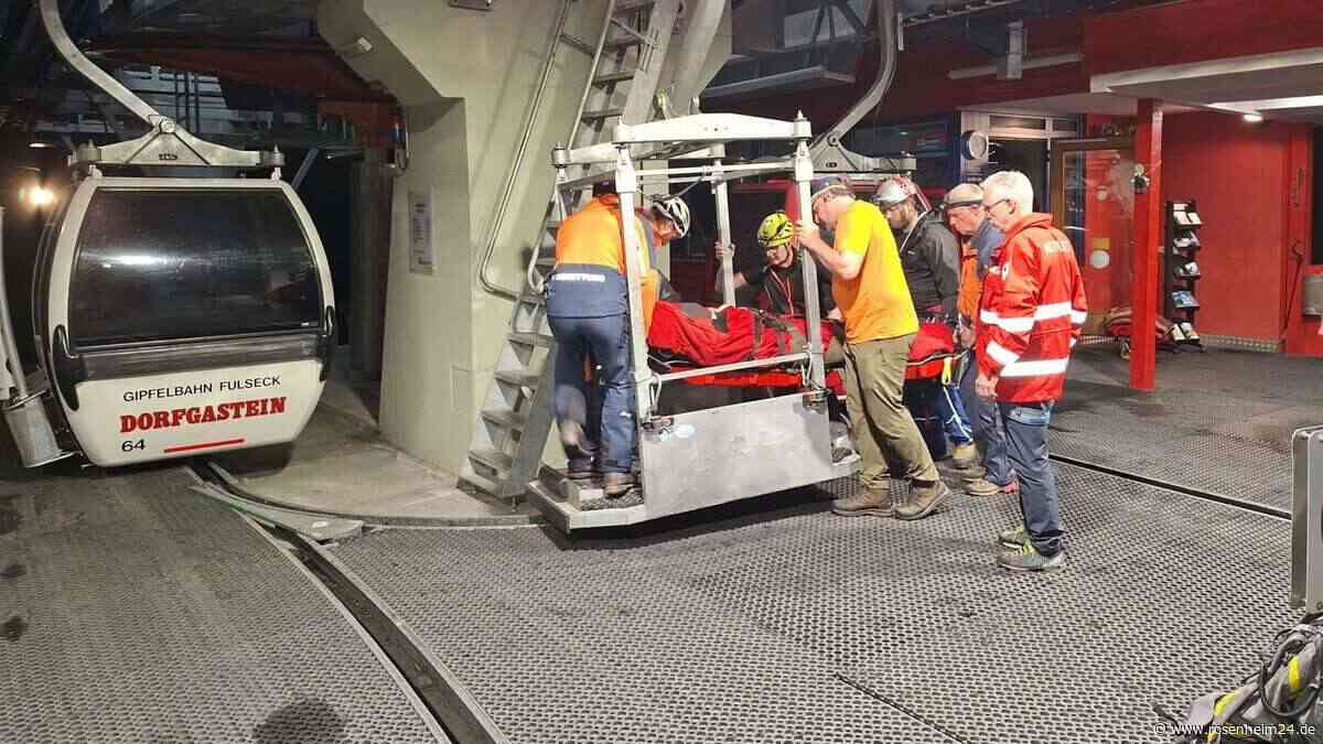 Rettung im Gewitter: Frau bei Heumoosalm gestürzt – Bergbahn bringt Helfer zur Unfallstelle