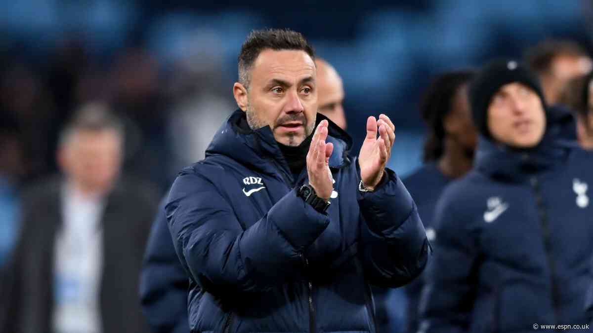 De Zerbi hints at new blockbuster Spurs transfer