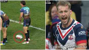 ‘What are we watching?’: Roosters superstar’s 91-year first in shocking NRL ‘slaughter’