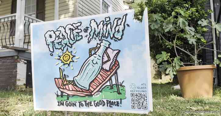 Atlanta entrepreneurs recycle 30,000 pounds of glass through Peace of Mind Recycling's doorstep pickup service