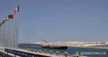 Drone hits gas vessel near Suez Canal, threatening to expand Iran war