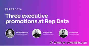 Rep Data Announces Executive Leadership Promotions Supporting Next Phase Of Growth
