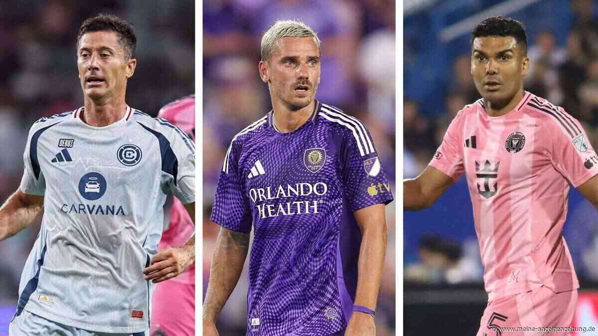 Von Lewandowski bis Casemiro: Diese Fußball-Stars zog es in die USA