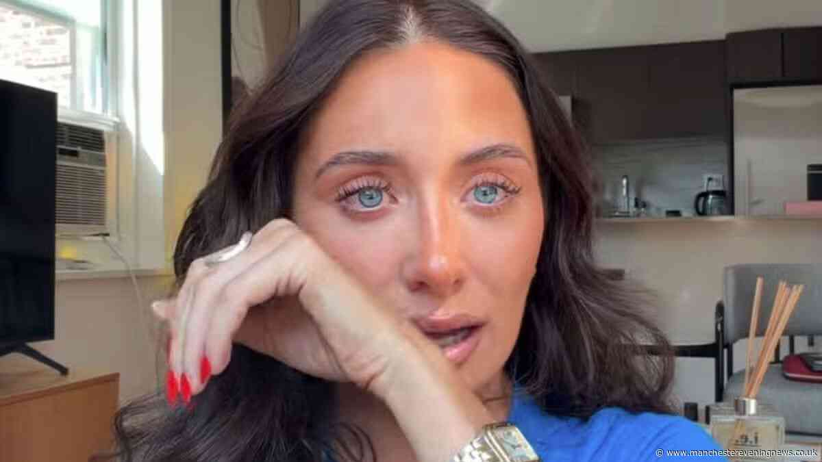 Former Strictly star Saffron Barker breaks down in tears after splitting from boyfriend