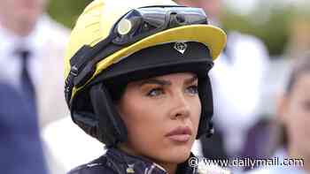 Love Island star Gemma Owen finishes fourth as she rides in her first ever race - watched by her proud father Michael at Goodwood