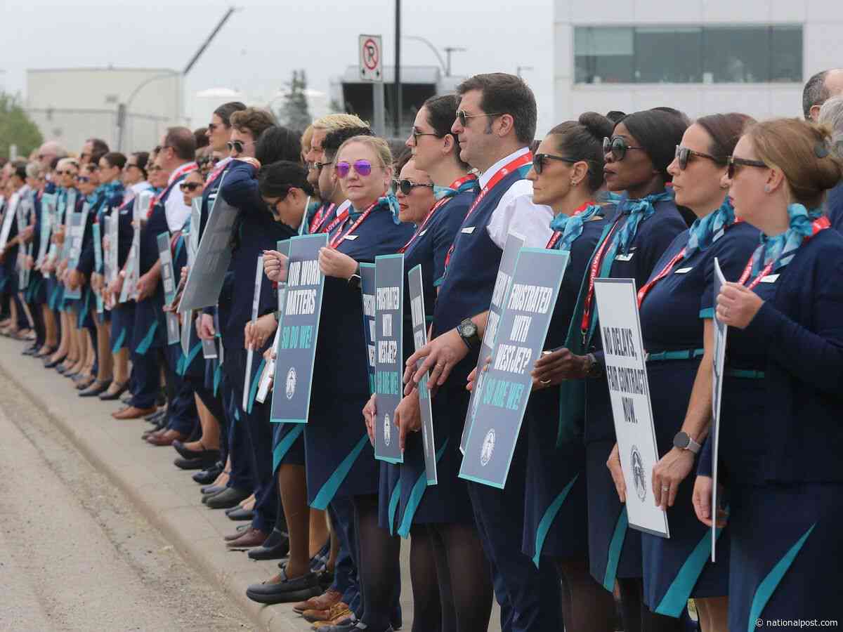 WestJet flight attendants' union issues 72-hour strike notice
