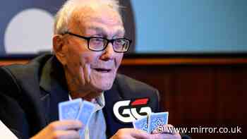 Lifelong poker player becomes world's oldest paid pro - aged 100