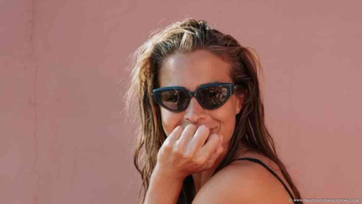 Gemma Atkinson gets emotional sign on holiday two years on from devastating double loss