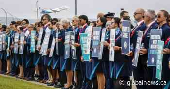 WestJet flight attendants give 72-hour strike notice; airline issues lockout