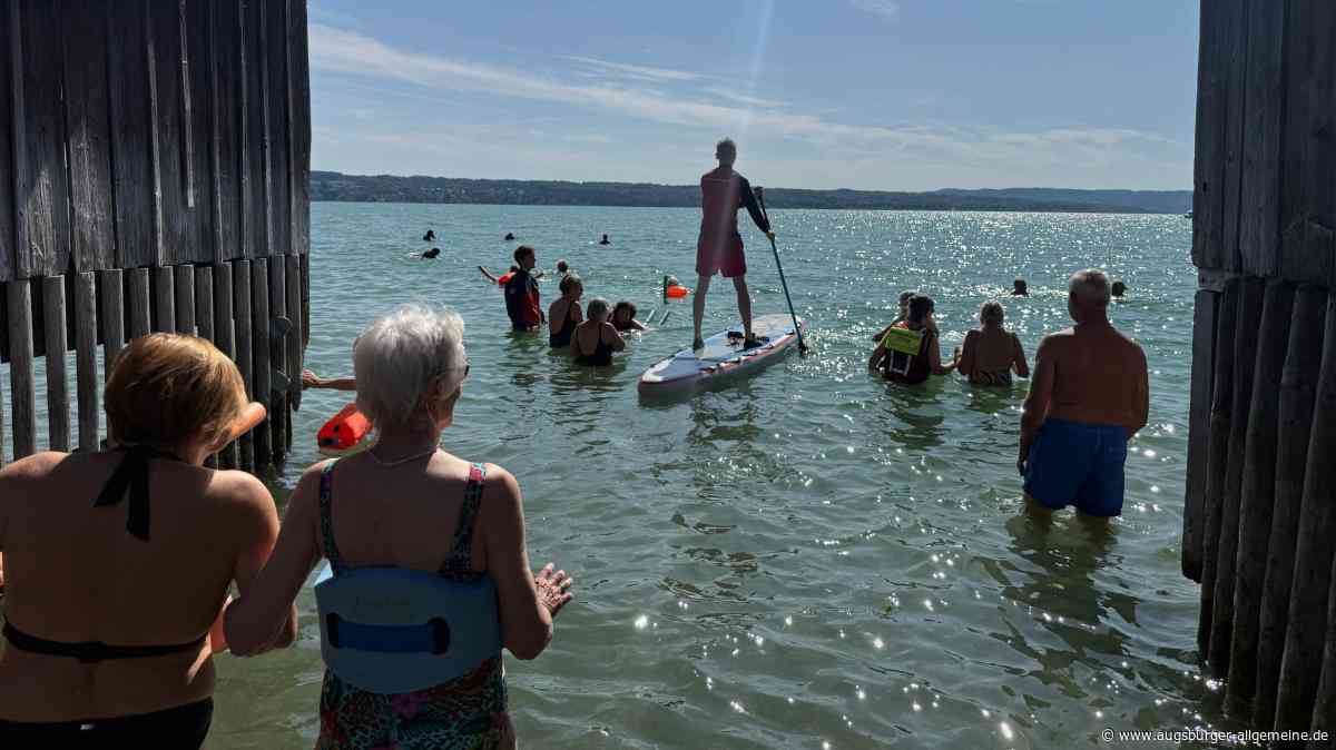 Noch einmal im Ammersee schwimmen: Füreinander und Wasserwacht erfüllen Herzenswunsch